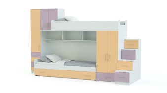 Детская кровать Марта-119 BMS со шкафом