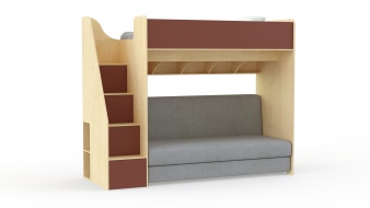 Кровать с диваном Пример 18 BMS