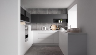 Кухня с открытыми полками Сигма BMS