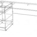 Чертеж Письменный стол Калейдоскоп BMS