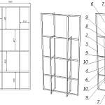 Чертеж Стеллаж Бести 1 BMS