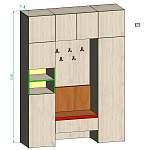 Схема сборки Прихожая Лаки 13 BMS