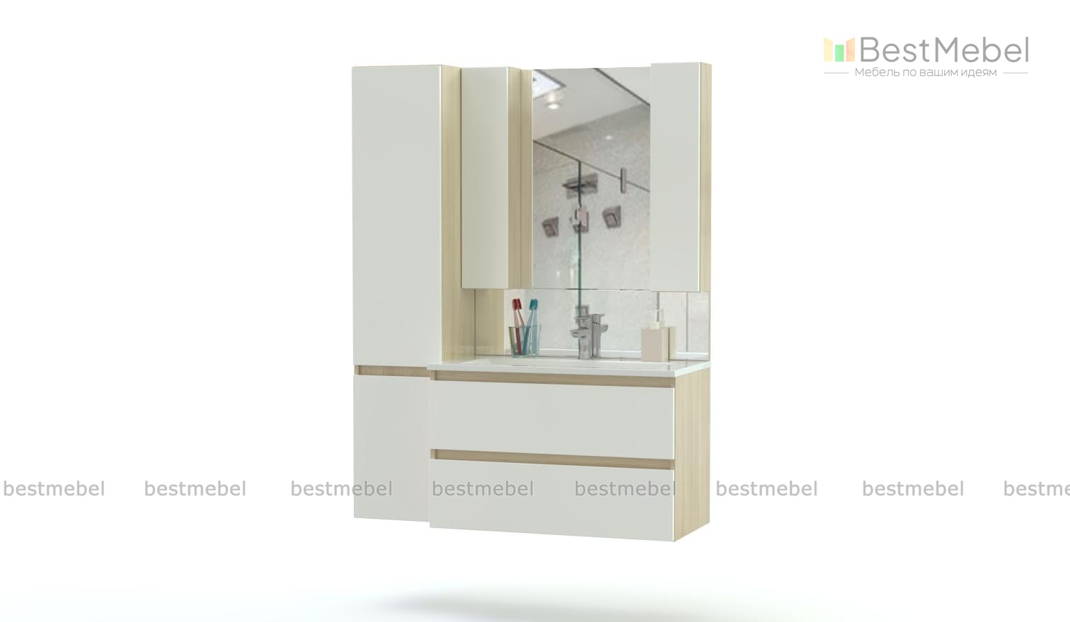 Мебель для ванной Алоэ 1 BMS