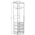 Схема сборки Шкаф распашной Ава 5 BMS