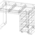 Стол письменный Санни-6 BMS