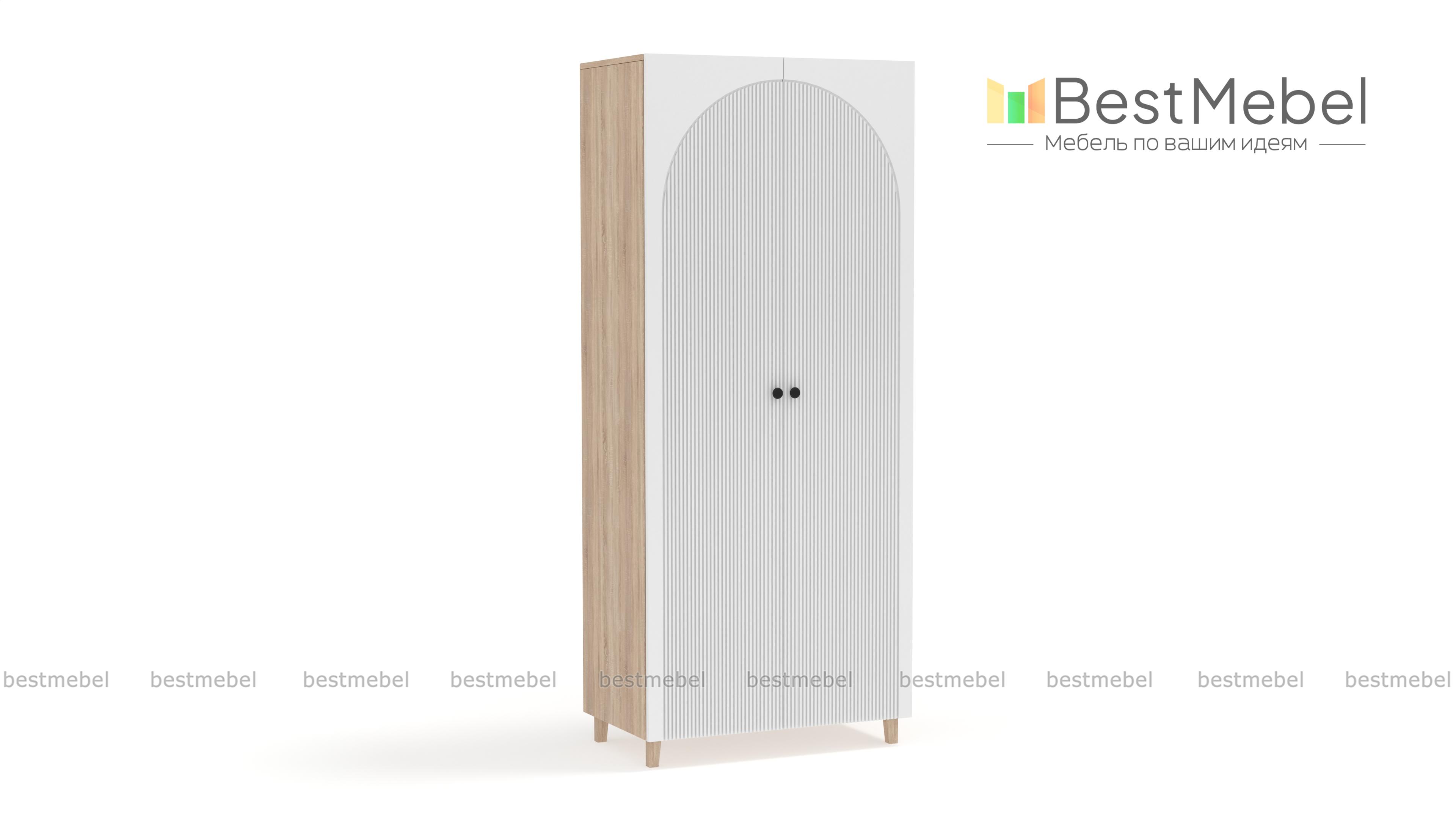 Шкаф распашной Вивьен 4 BMS - Фото