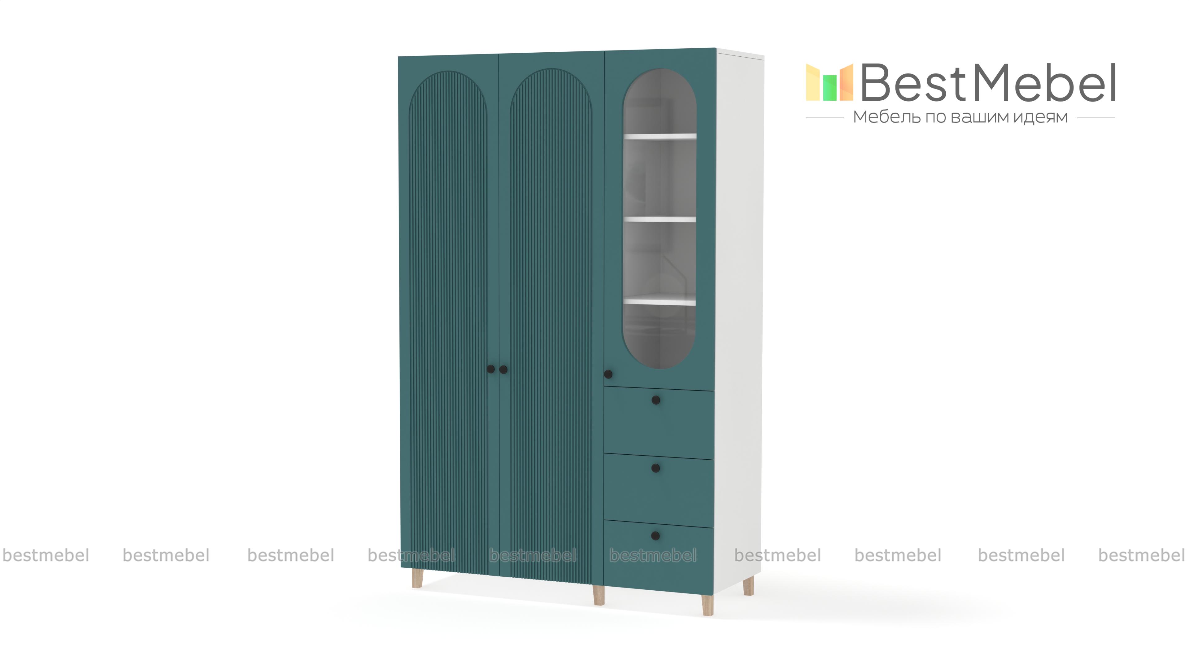 Шкаф распашной Рене 13 BMS - Фото