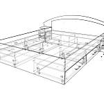 Схема сборки Кровать Альбена BMS