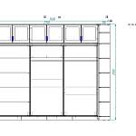Схема сборки Шкаф-купе с антресолью Эко 4 BMS