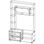 Схема сборки Стенка для гостиной Эвридика Нео 6 BMS