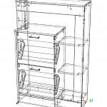 Схема сборки Тумба для обуви Ф-7 BMS