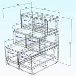 Схема сборки Лестница для кровати Шоколад 4 BMS