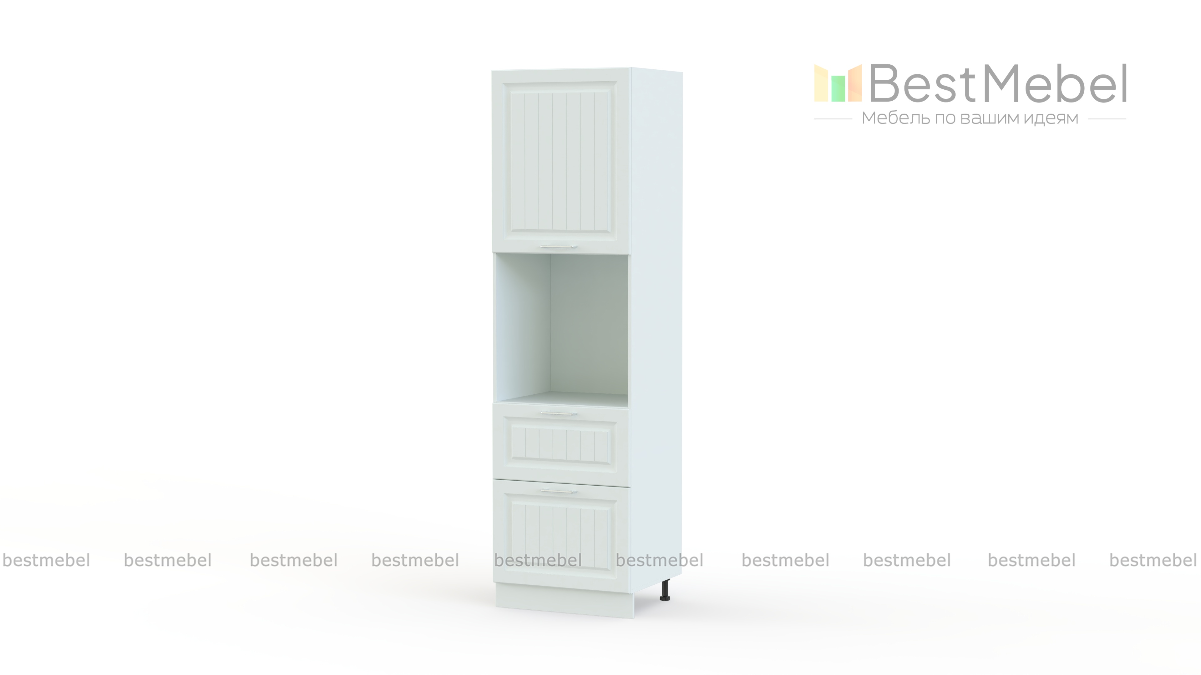 Шкаф пенал  с 1-ой дверцей и 2-мя ящиками Европа-2 BMS