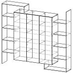 Схема сборки Стеллаж Трио 2 BMS