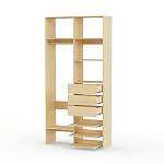 Стеллаж для одежды Мирта 84 BMS - Фото 16