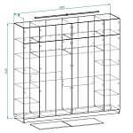 Шкаф распашной Руан 12 BMS